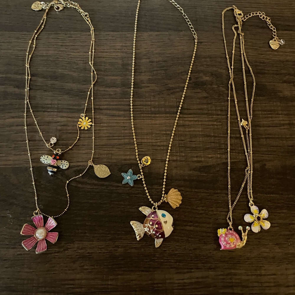 Betsey Johnson necklaces
